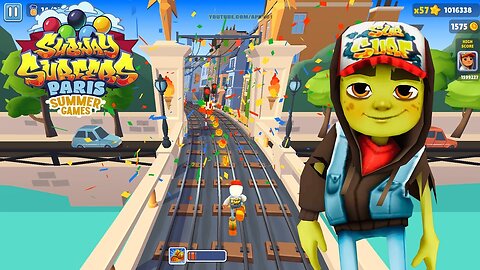 SUBWAY SURFERS GAMEPLAY PC HD 2024 - PARIS SUMMER GAMES - ZOMBIE JAKE