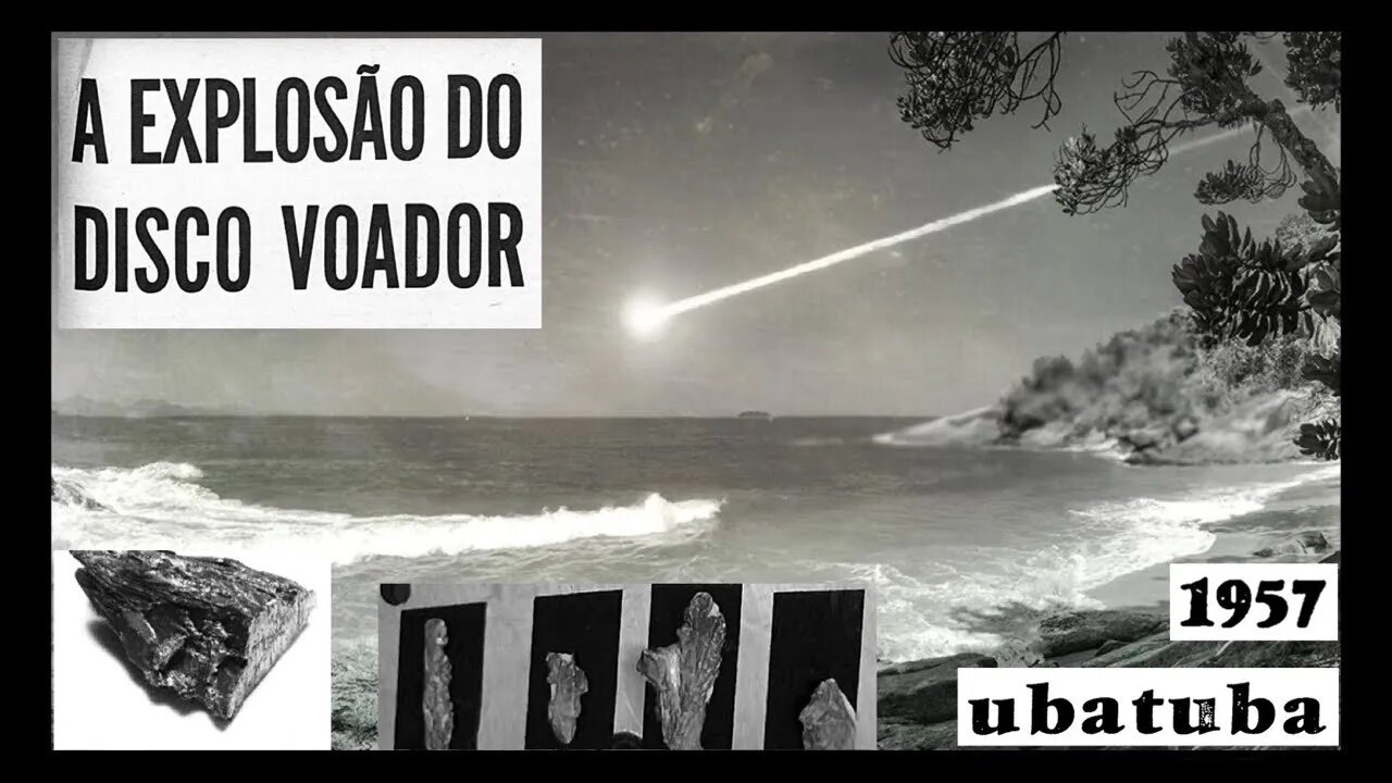 Exploded UFO (Ubatuba, Brazil, 1957) material analysis discussed in a radio broadcast from 1964