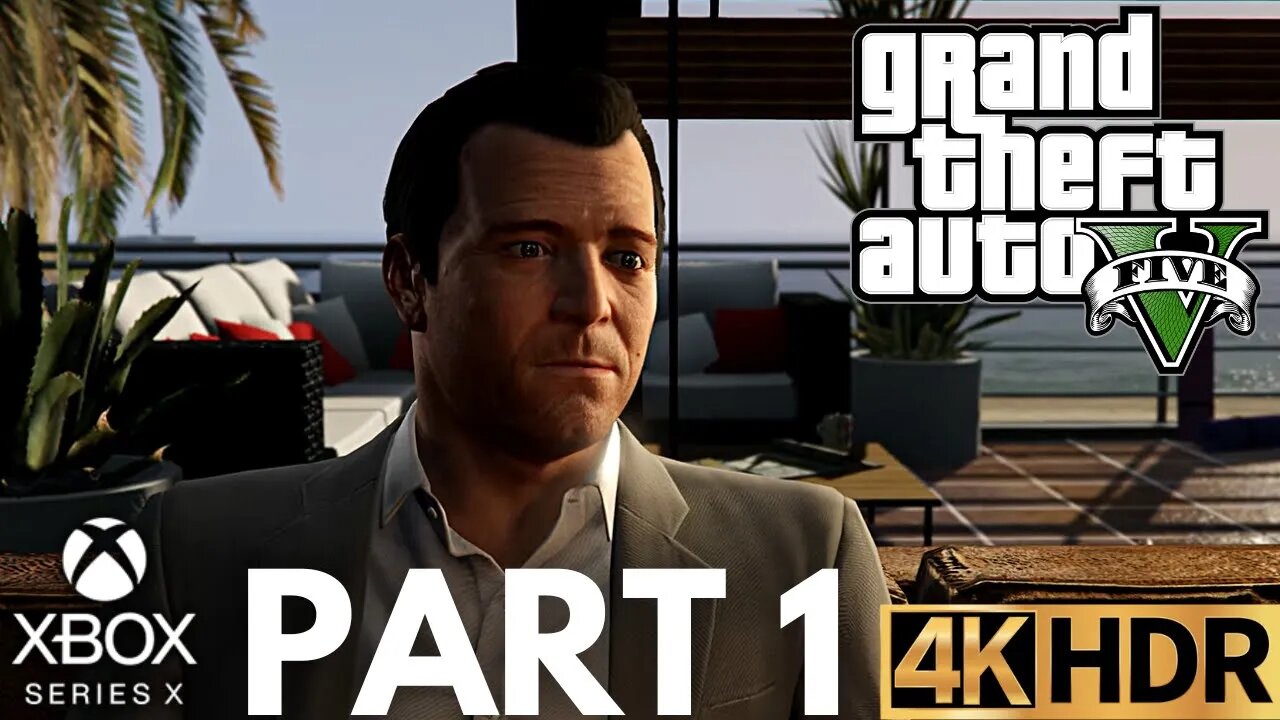 Grand Theft Auto V Gameplay Walkthrough Part 1 | Xbox Series X|S | 4K HDR (No Commentary Gaming)