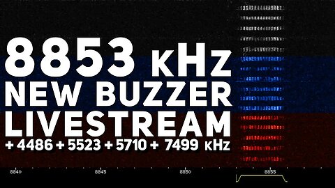 NEW UVB-76 Buzzer Livestream [4486 + 5523 + 5710 + 7499 + 8853 kHz]