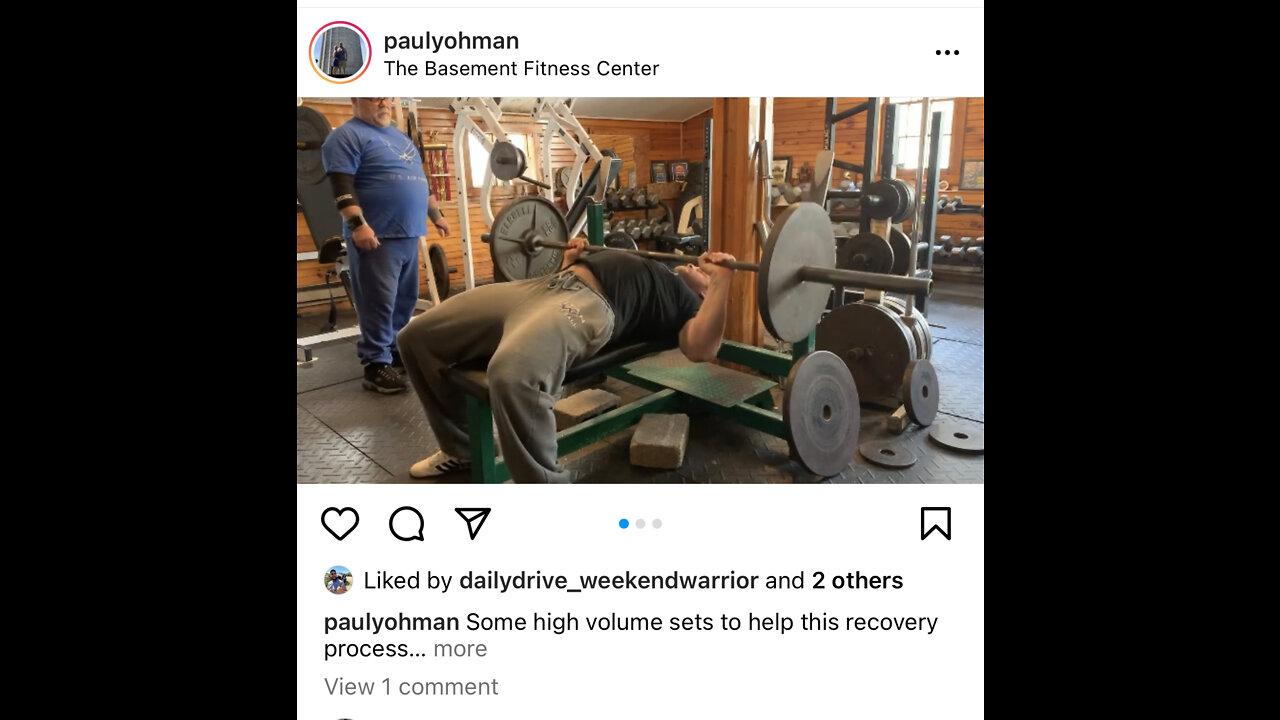 Bench: Road to recovery