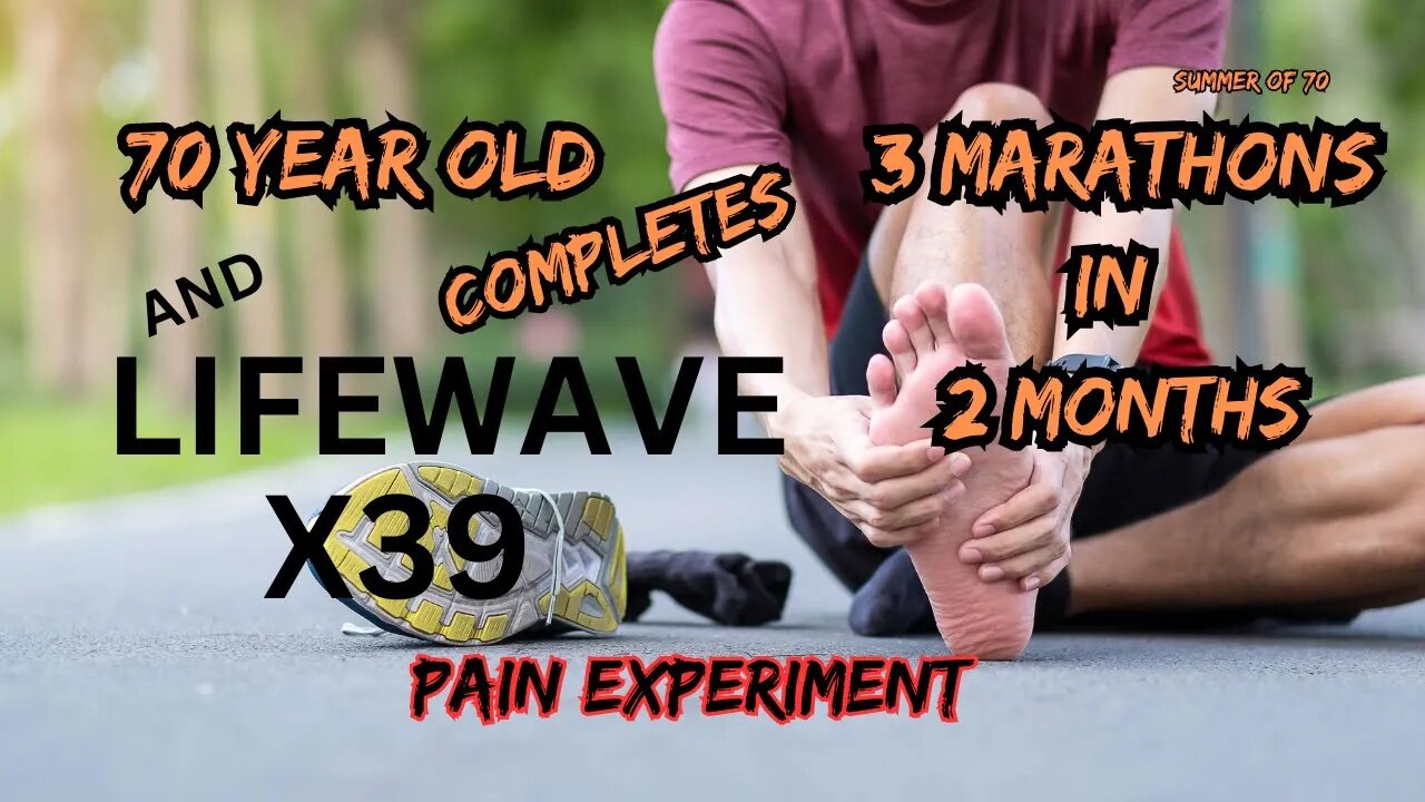 LIFEWAVE X39 Pain Experiment