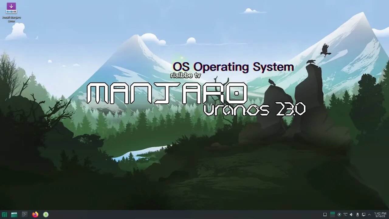 OS - Manjaro Uranos 23.0 Linux OS Distro