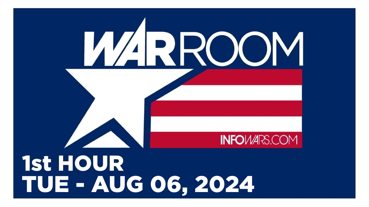 WAR ROOM [1 of 3] Tuesday 8/6/24 • TIM WALZ - KAMALA'S VP, News, Reports & Analysis • Infowars