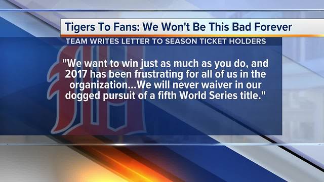 Tigers to ticket holders: We won't be this bad forever