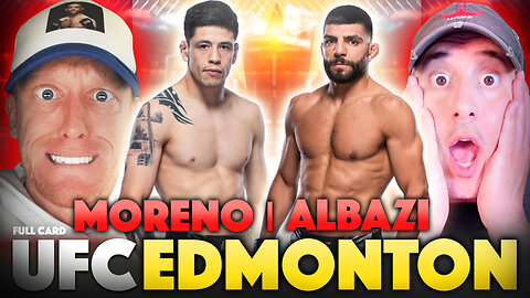 UFC Edmonton: Moreno vs. Albazi FULL CARD Predictions, Bets & DraftKings