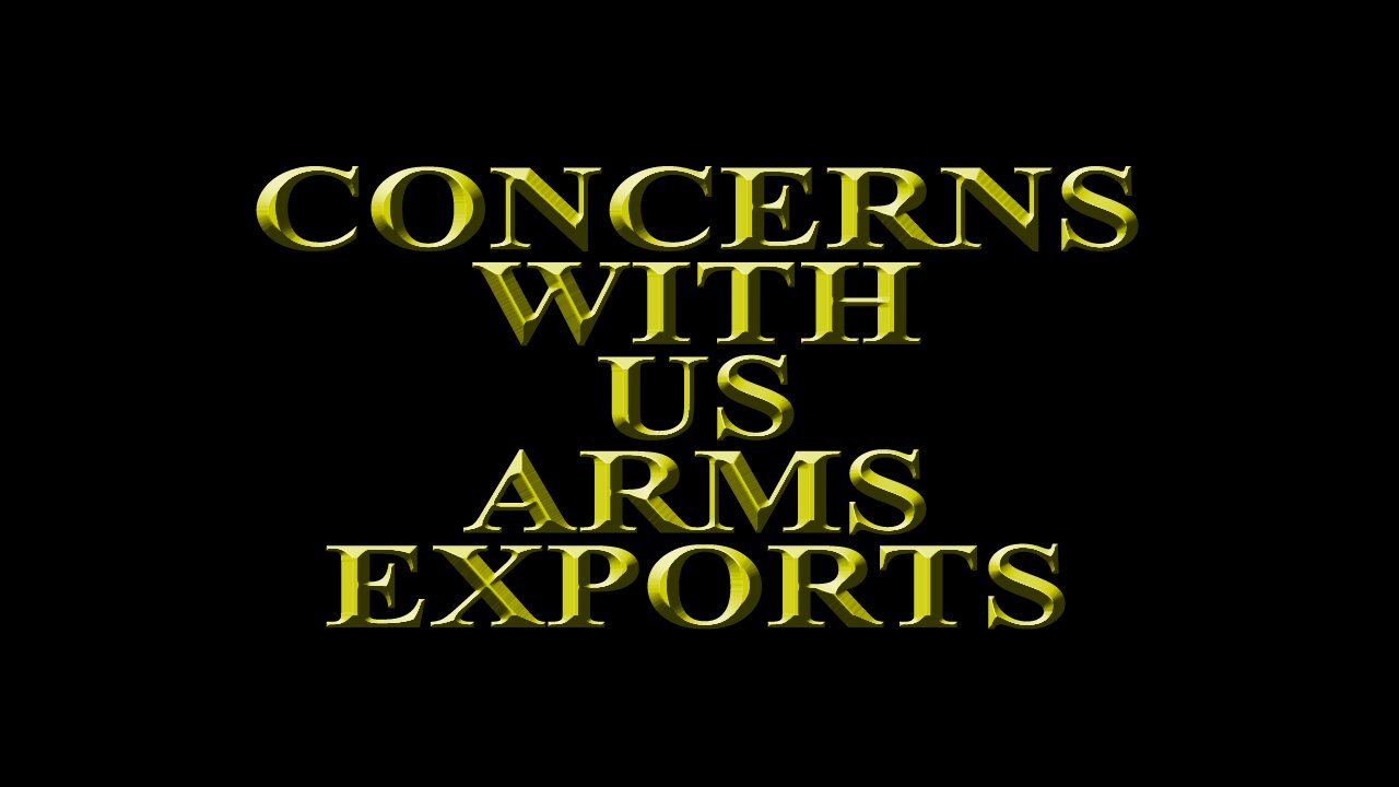 Josh Paul - Concerns with US Arms Exports