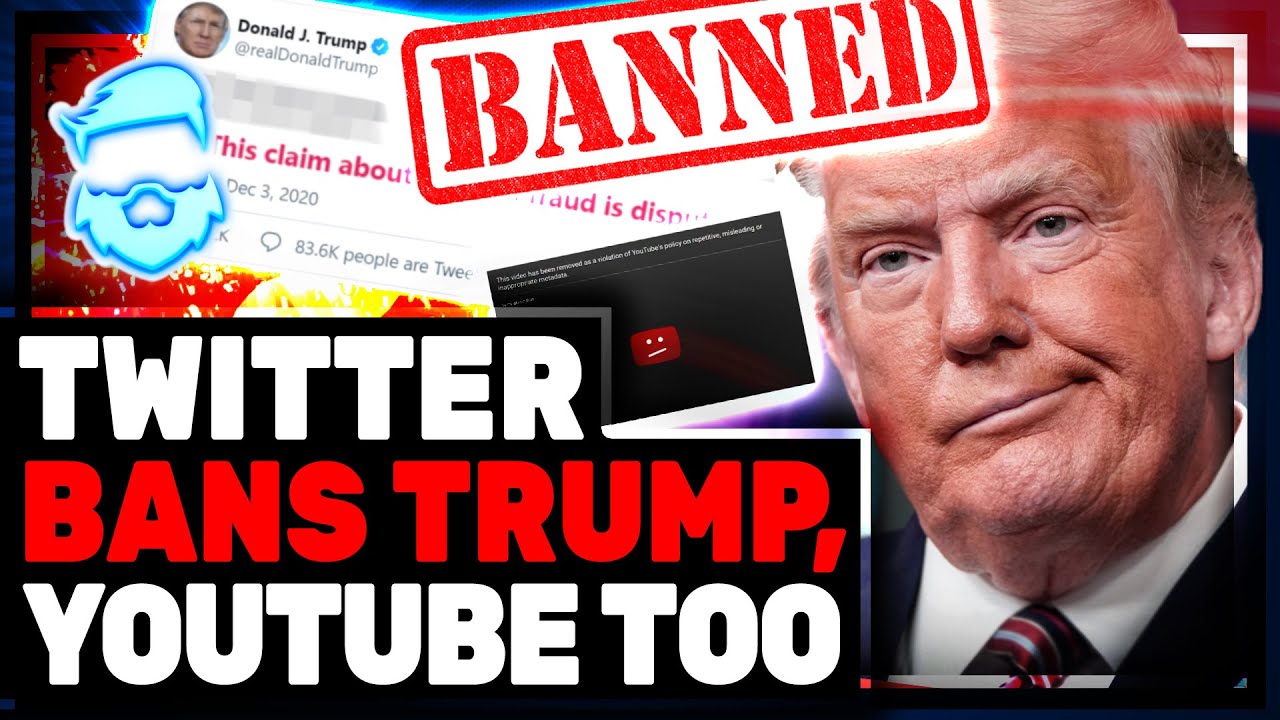 Twitter BANS Trump & So Does Facebook! This Is A SCARY Precedent!