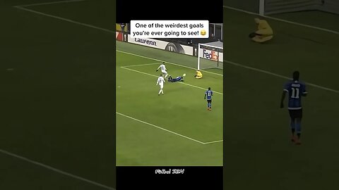One of the WEIRDEST GOALS you’ll ever see 🤯🔥 #shorts #football