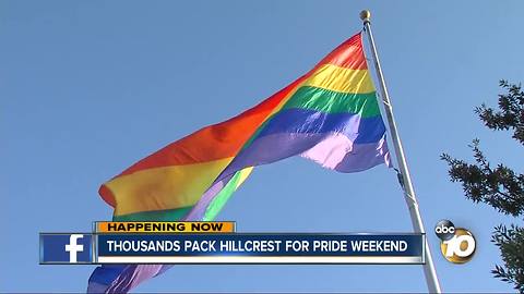 Thousands pack Hillcrest for Pride weekend