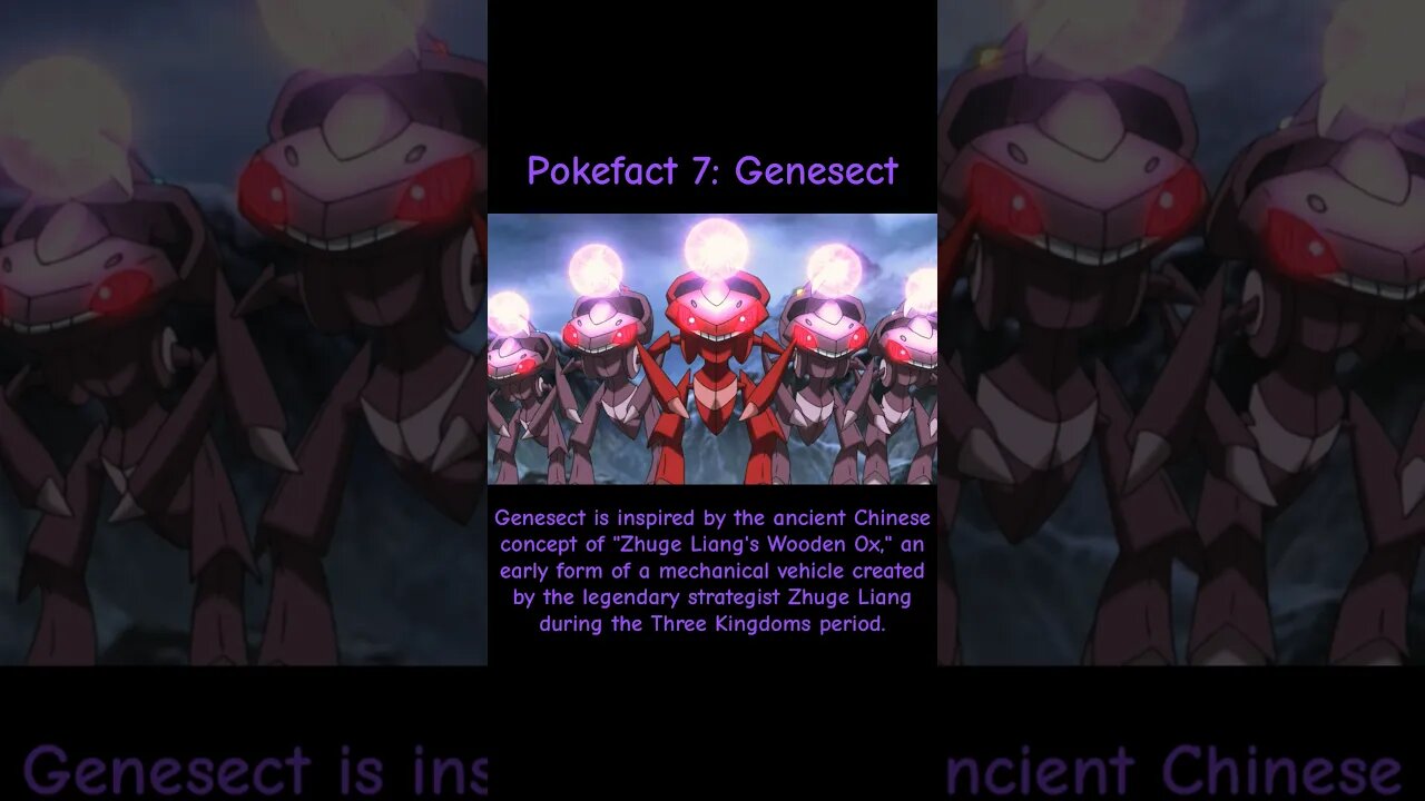 The inspiration Behind Pokemon Genesect #shorts #pokemon #trending