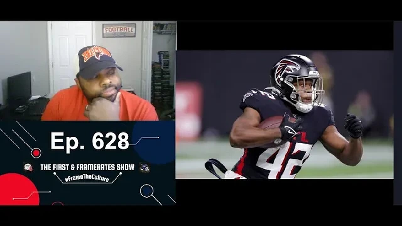 Ep. 628 Atlanta Falcons Cut RB Caleb Huntley Re-Sign TE MyCole Pruitt