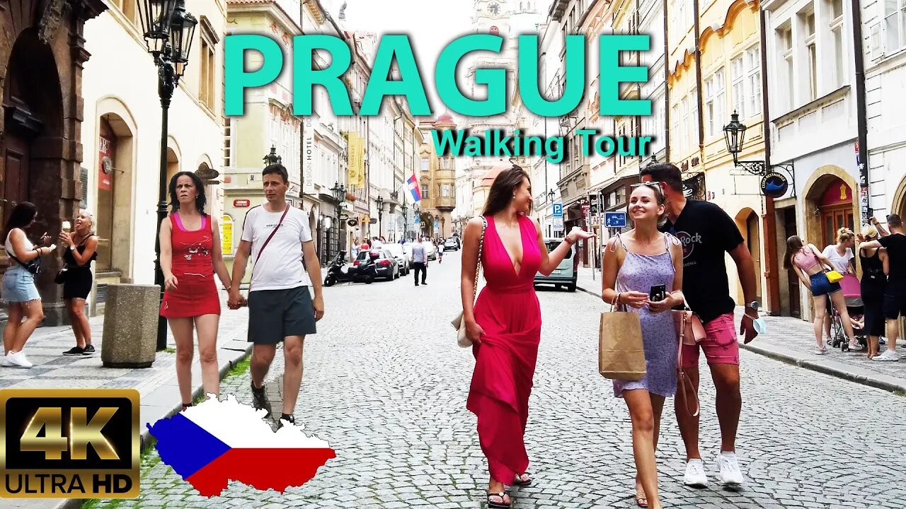 Prague, Czech Republic Walking Virtual Tour (4K HDR)