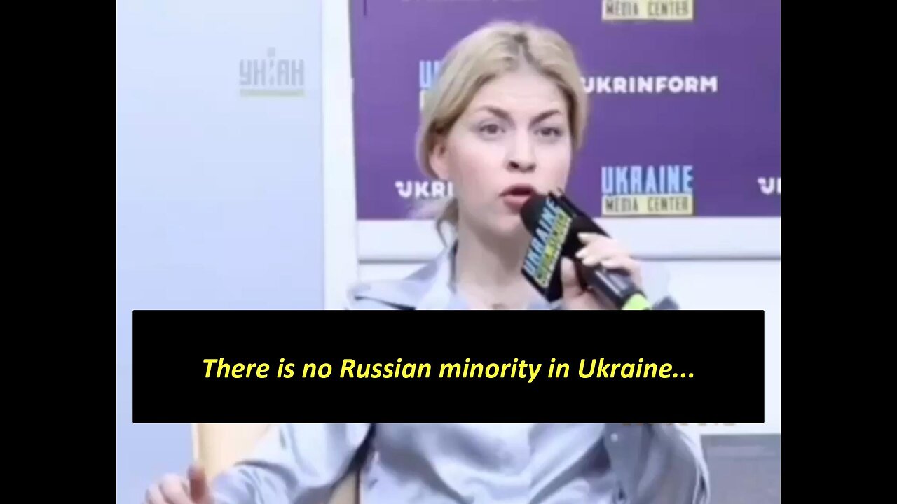 Deputy PM, Olha Stefanishina: "There is no Russian minority in Ukraine"