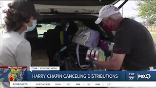 Food bank Cancellation Due to Tropical Storm Elsa