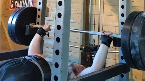 NO WAY! 102.5 Kgs x 5.99 Reps BENCH PRESS