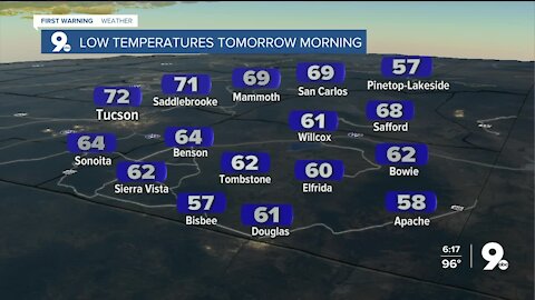 Smoky skies and above-average temperatures continue to finish the week