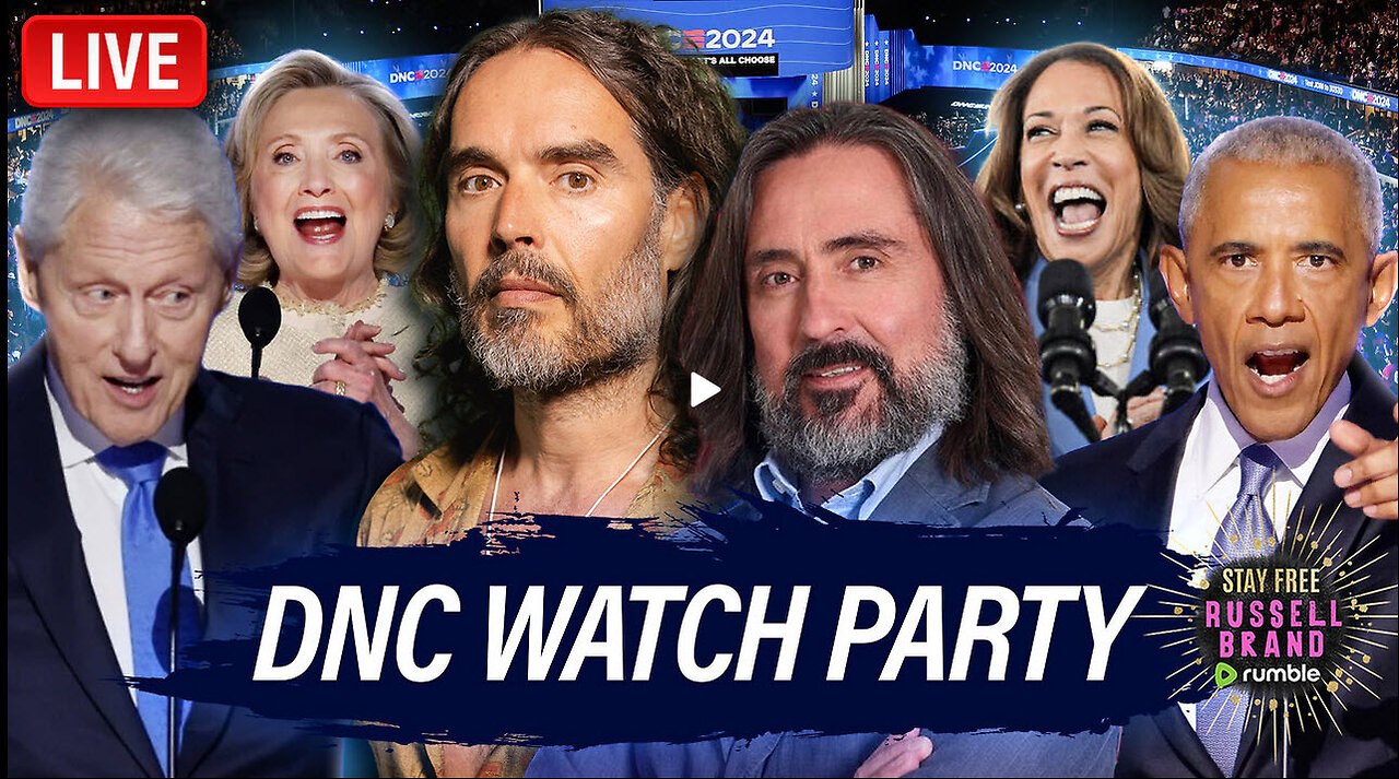 LIVE WATCH PARTY: DNC FINALE - KAMALA’S SPEECH (with special guest Neil Oliver)