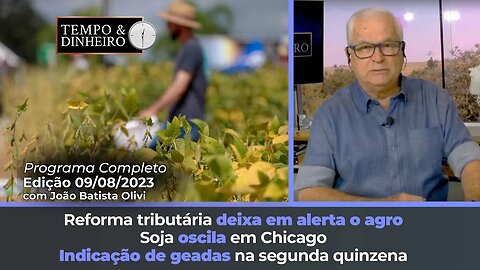 Soja oscila em Chicago, dólar e petróleo tem alta. Indicação de geadas na segunda quinzena no Sul.