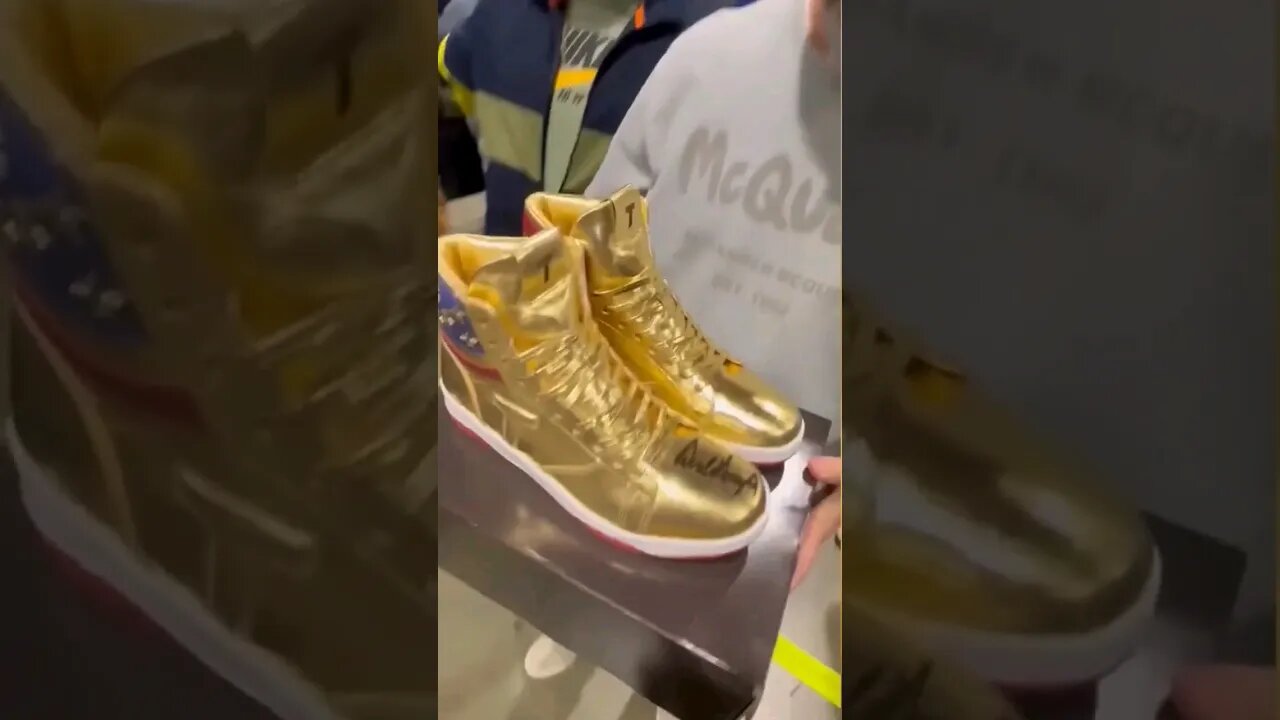 AUTOGRAPHED TRUMP SNEAKERS