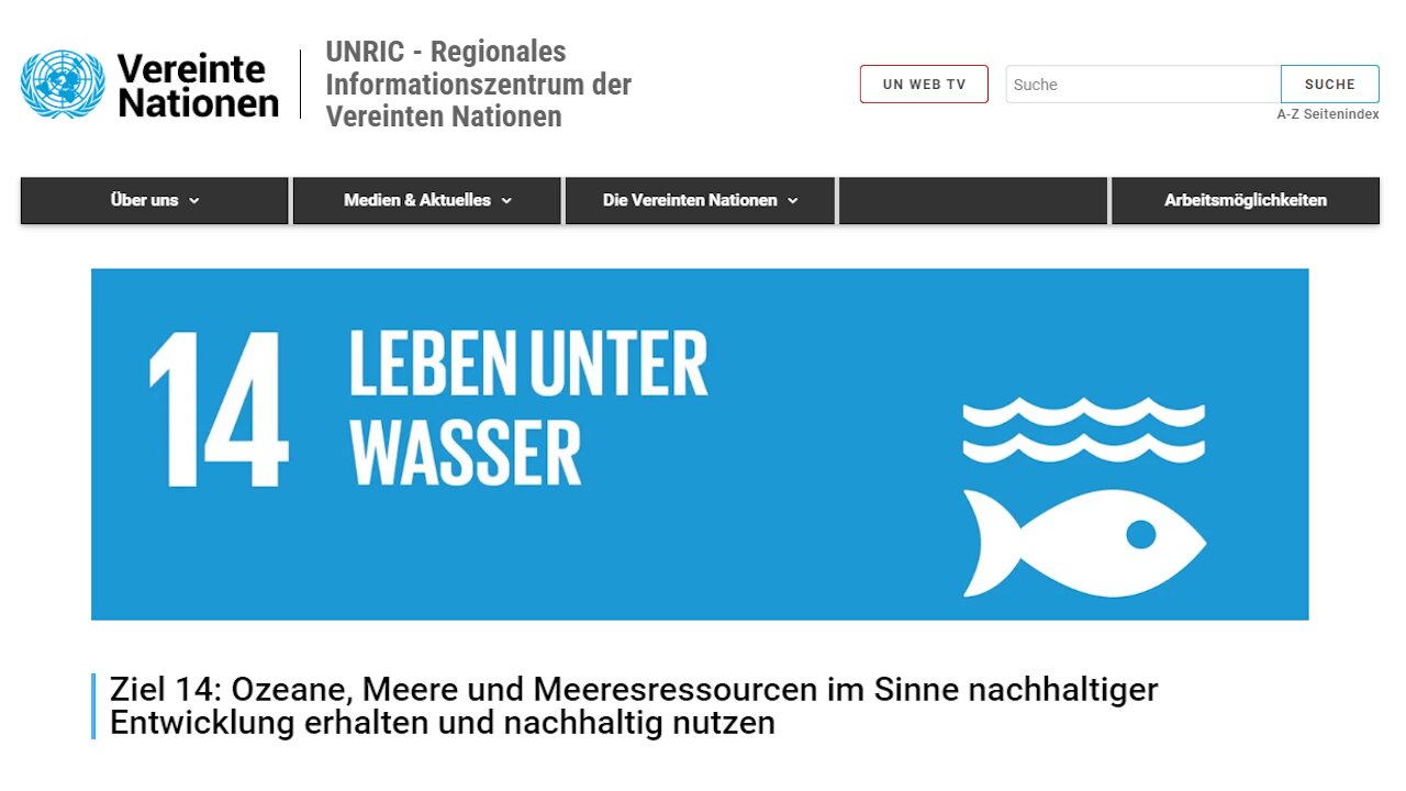 Ziel 14: Meere im Sinne nachhaltiger Entwicklung nutzen? Die wahre Agenda: Die kleinen...