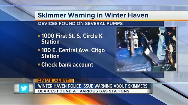 Skimmers found at multiple gas stations in Polk County