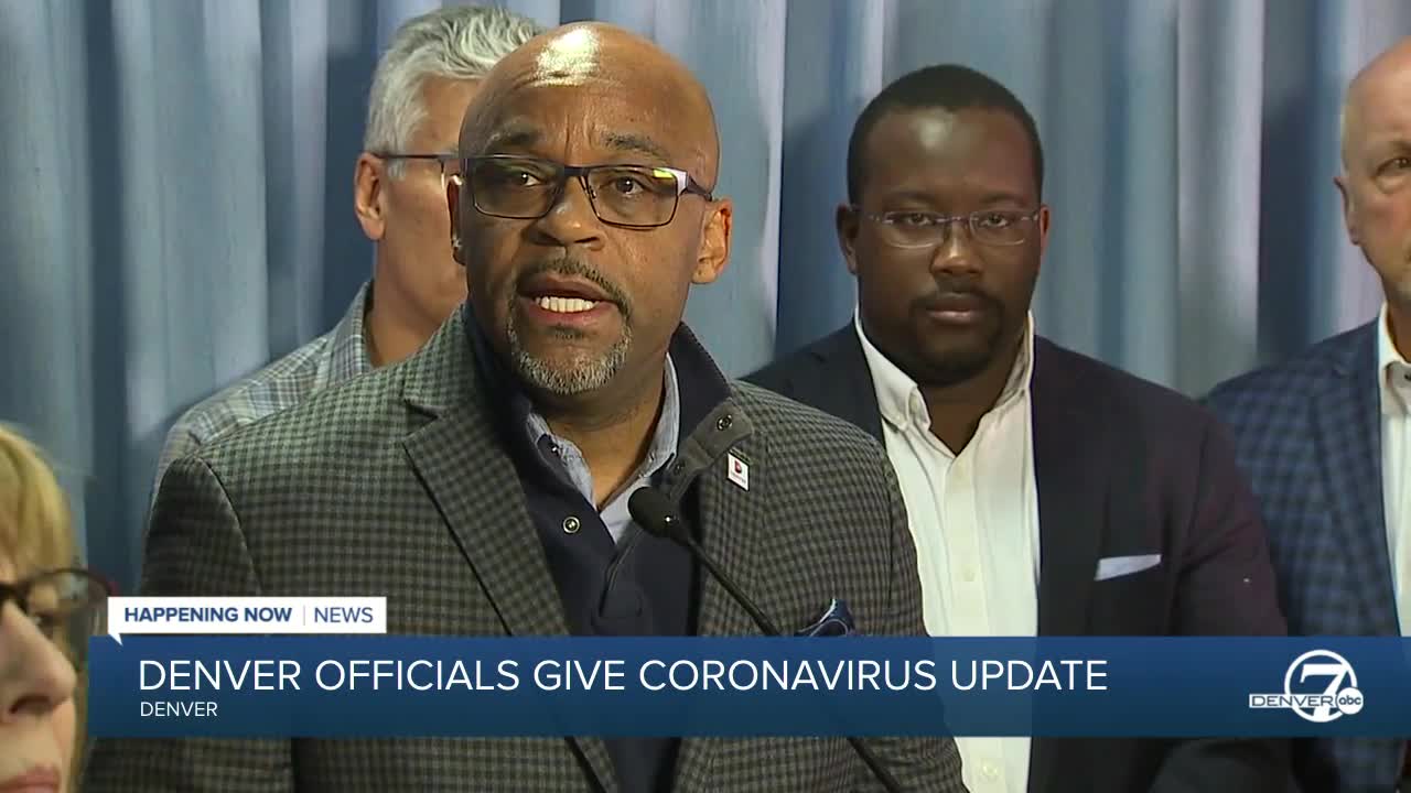 Mayor Michael Hancock gives update on coronavirus in Denver