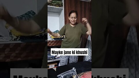 Mayke jane ki khusi #mayke #sasural #maykavlog #jayveeru #happy #khushi