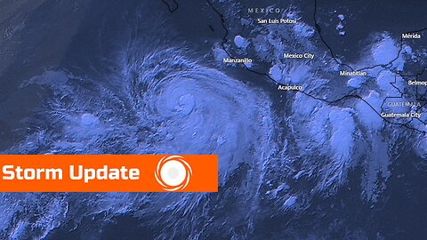 Update 1|Hurricane Adrian Stays out to Sea|10:00 PM CST 8 PM PST June,28th,2023