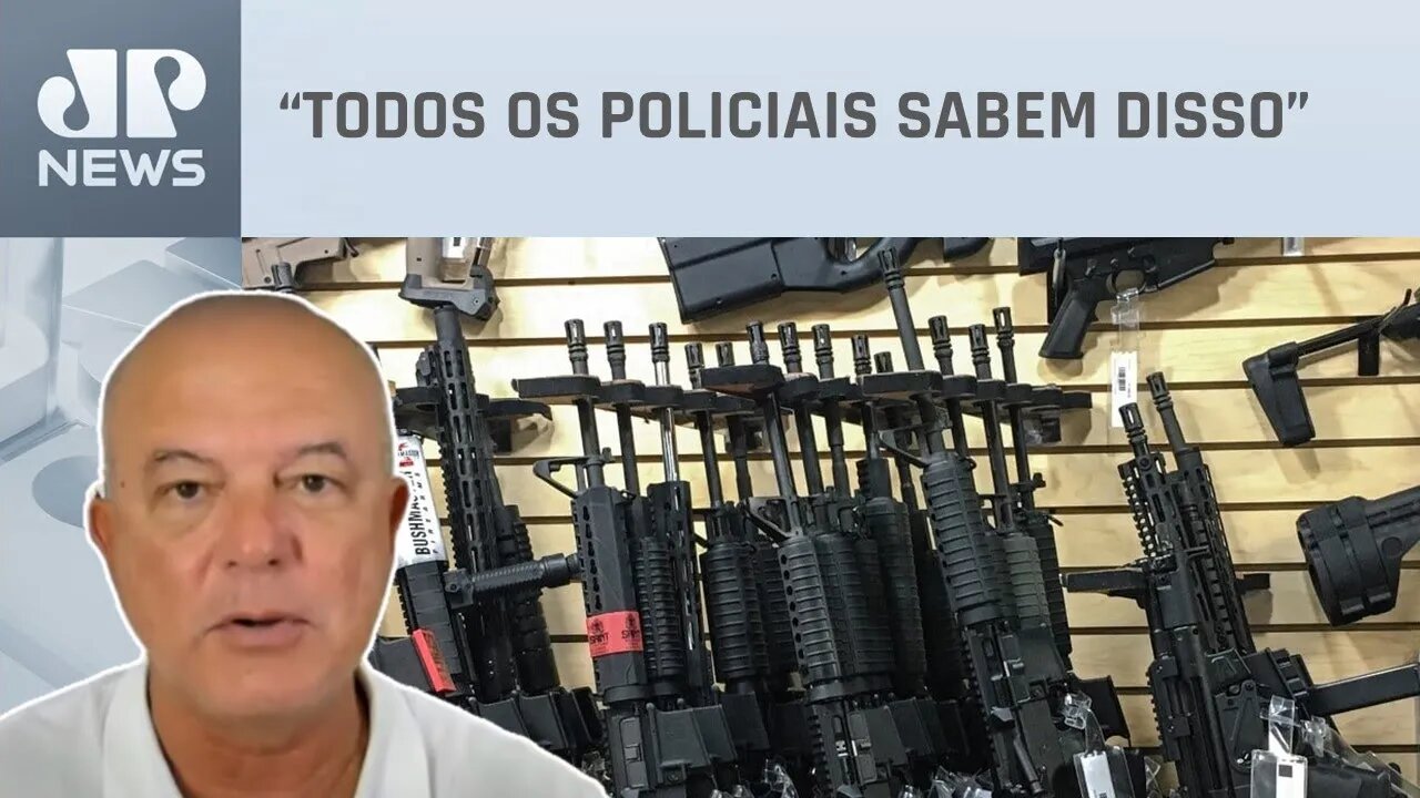 “Maioria das armas do crime organizado chegam via contrabando”, comenta Motta