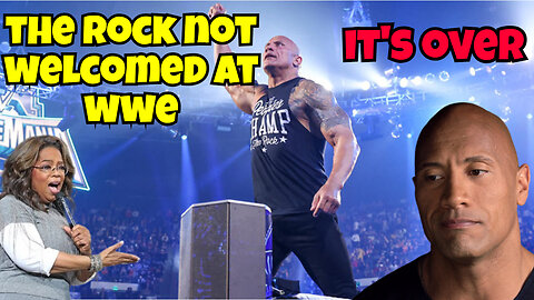 THE ROCK IS NOT WELCOME TO THE WWE CROWD BOOED HIM BLOODLINE IS OVER