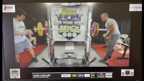 Bench Press 107.5KG/236LBs COMP PR