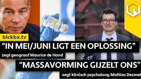 “Massavorming gijzelt ons”, zegt psycholoog Mattias Desmet!