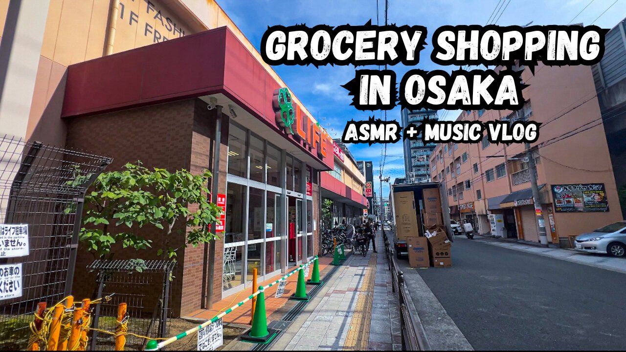 Grocery Shopping @ Life Supermarket in Osaka! | ASMR + Music Vlog