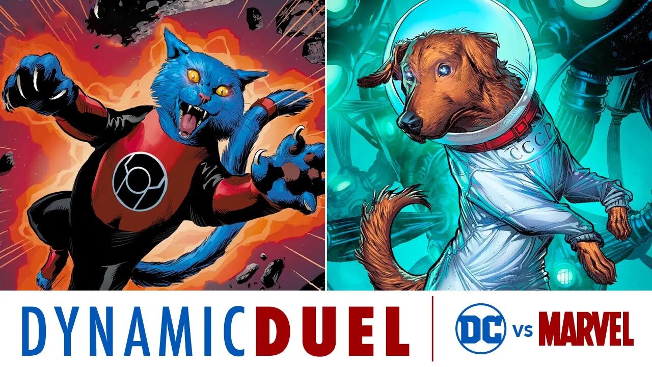 Red Lantern (Dex-Starr) vs Cosmo the Spacedog