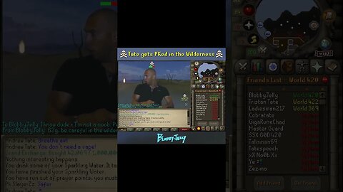 Tate gets PKed in the Wilderness