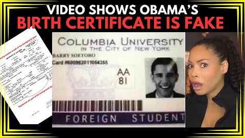 What is Going On With Barack Obama's Birth Certificate? This is SCARY