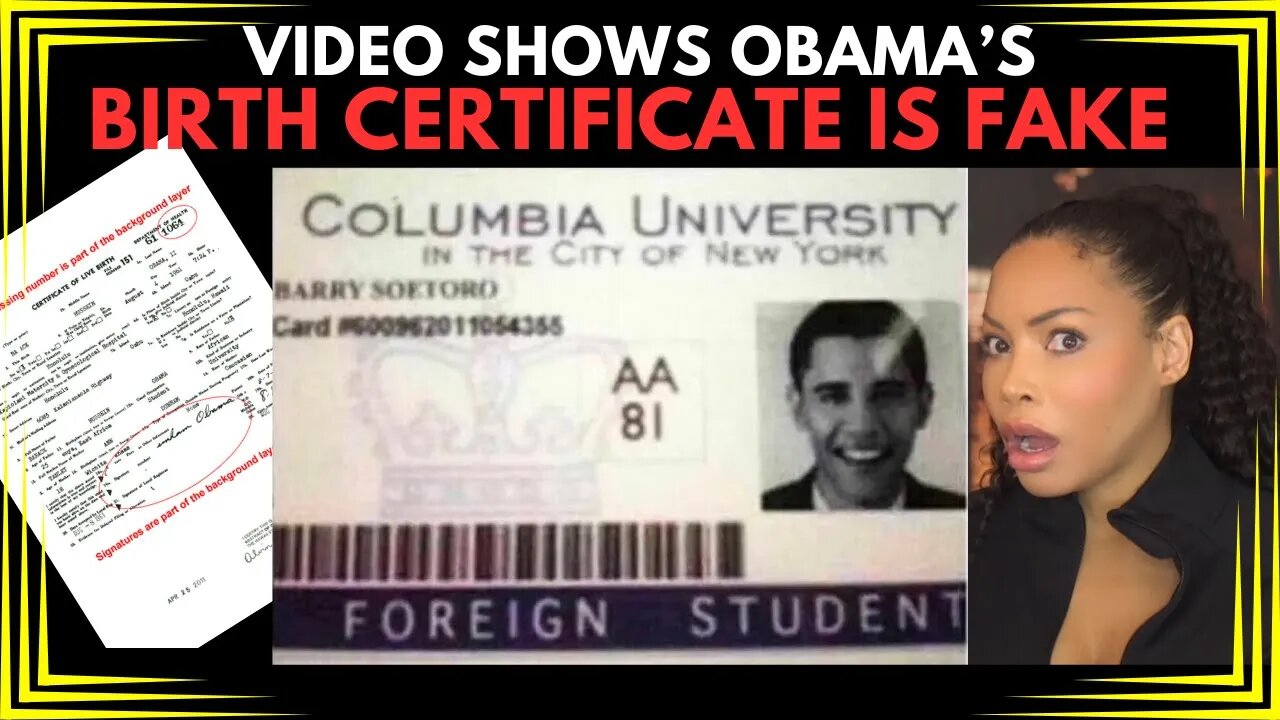 What is Going On With Barack Obama's Birth Certificate? This is SCARY