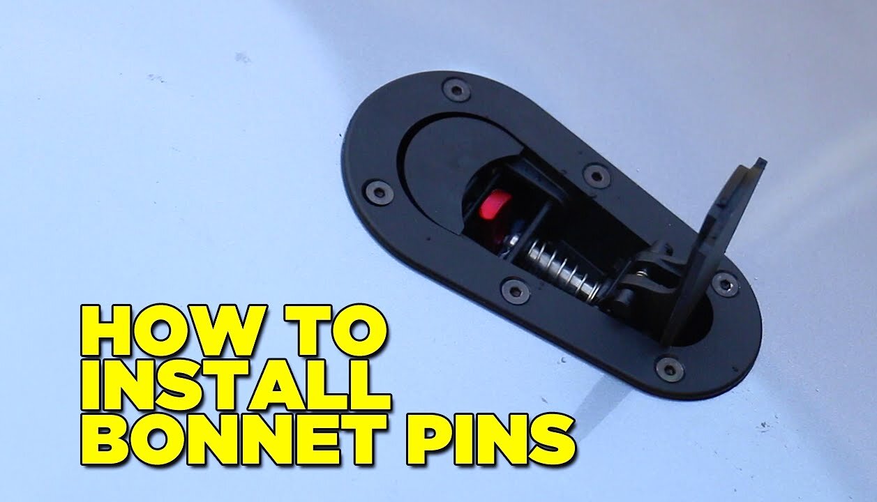 Honda S2000 Build Part 2 - How To Install Bonnet Pins (Hood Pins⁄Latches)