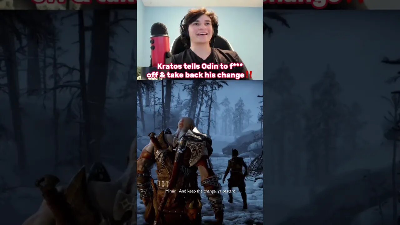 Kratos Is Gangster For This…😳”Keep The Change You B******‼️”😂 | #shorts #gaming #godofwarragnarok