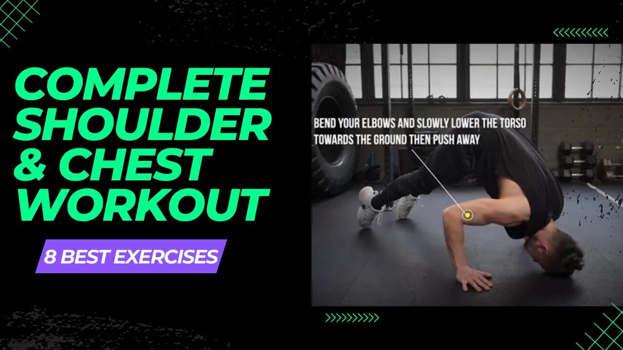 8 Effective Exercises for a Complete Shoulder & Chest Workout