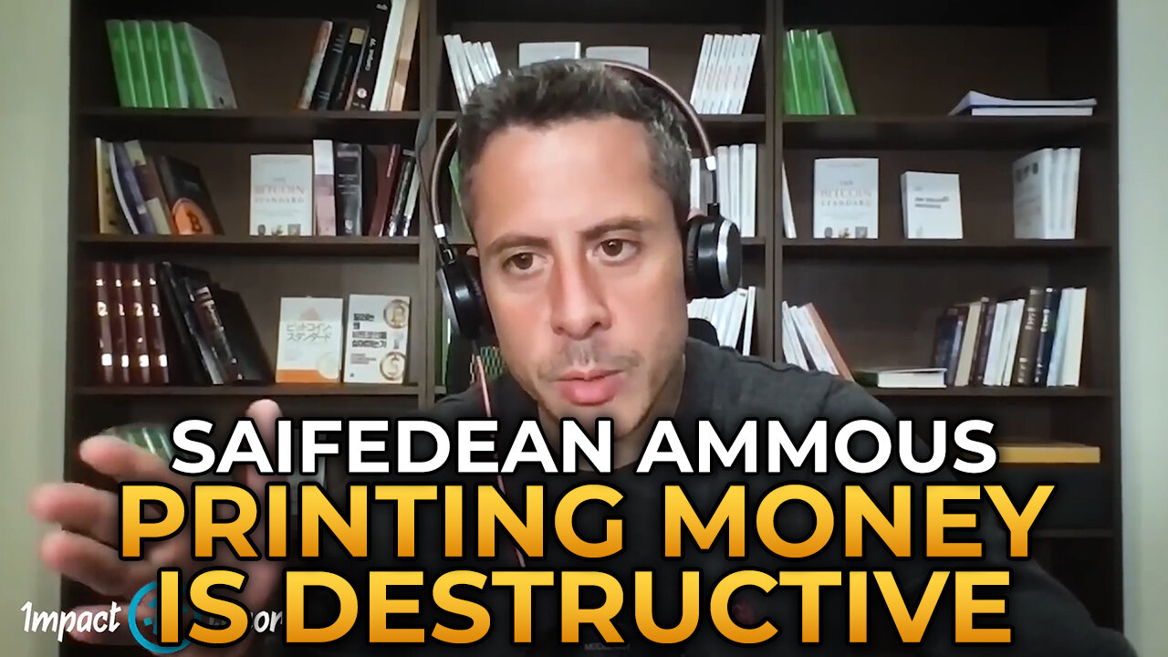 Saifedean Ammous - Why Printing Money Is Destructive