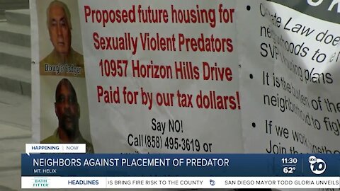 Neighbors against placement of predator