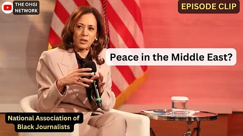 Kamala talks on the war between Isreal and Palestine