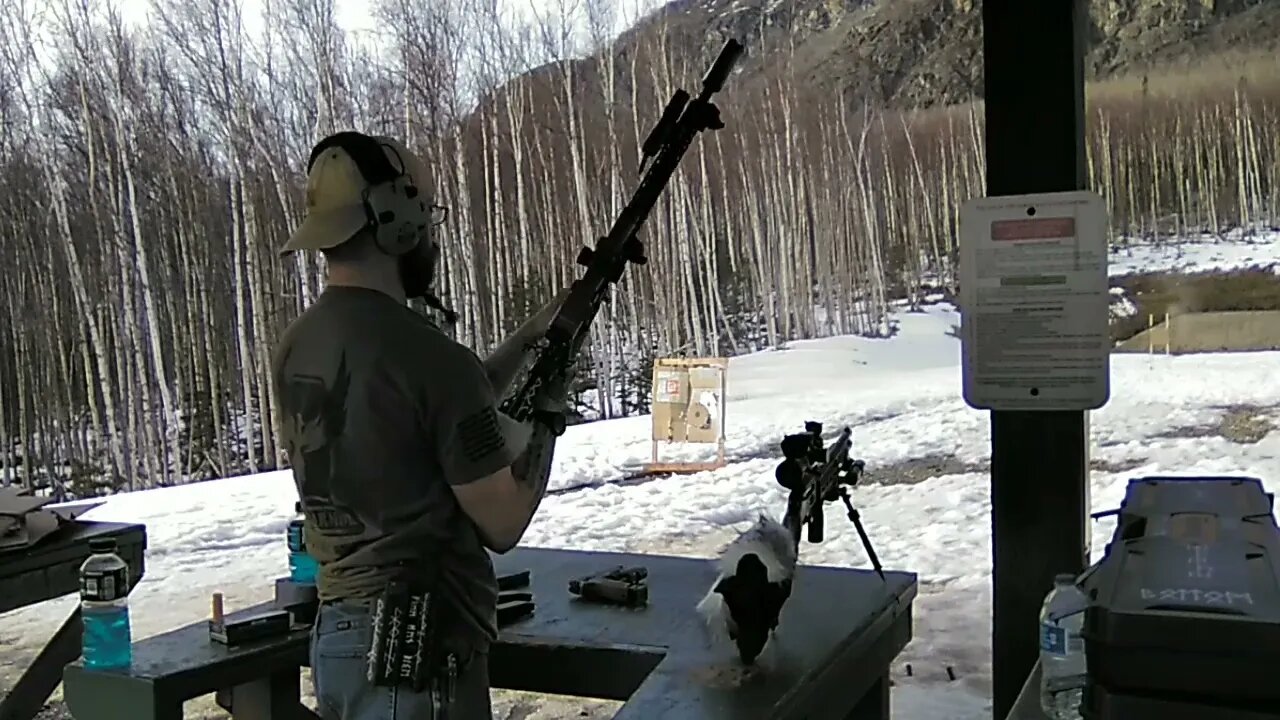 Low budget AR-15 build Range day