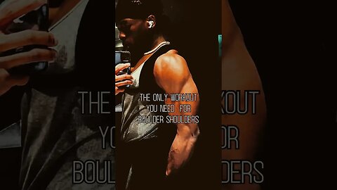 The Only Workout You NEED For Boulder Shoulders #fitnessshorts #shoulderworkout#shoulder #health