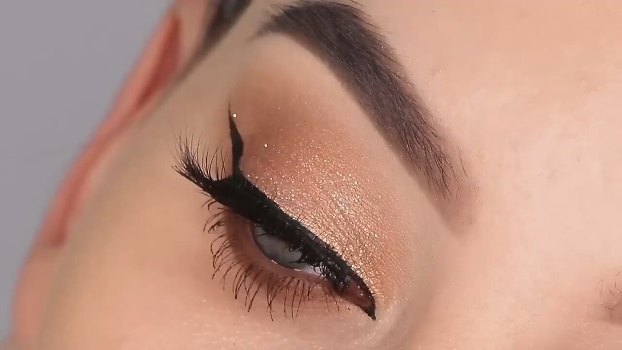 Soft glam look