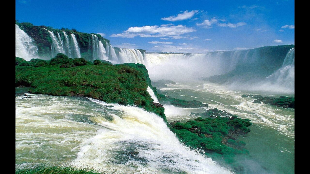 Waterfall Iguazu Falls ASMR 1 hour (quieter version)