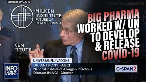 SMOKING GUN: Big Pharma Worked with UN to Develop and Release COVID-19 Ahead of Great Reset