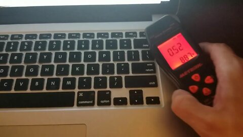 Testing radiation EMF levels of laptop, Alarming high levels